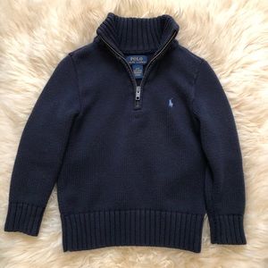 ⭐️ SOLD ⭐️ Ralph Lauren Polo half zip sweater 3T